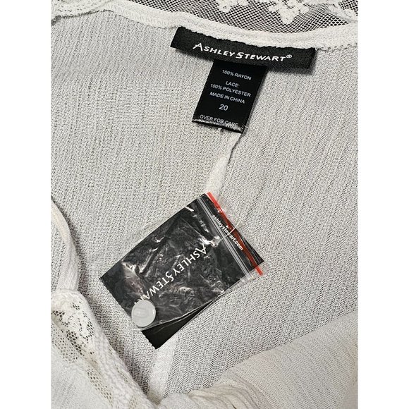 Ashley Stewart cover up size 20 long line cardigan - Picture 5 of 10